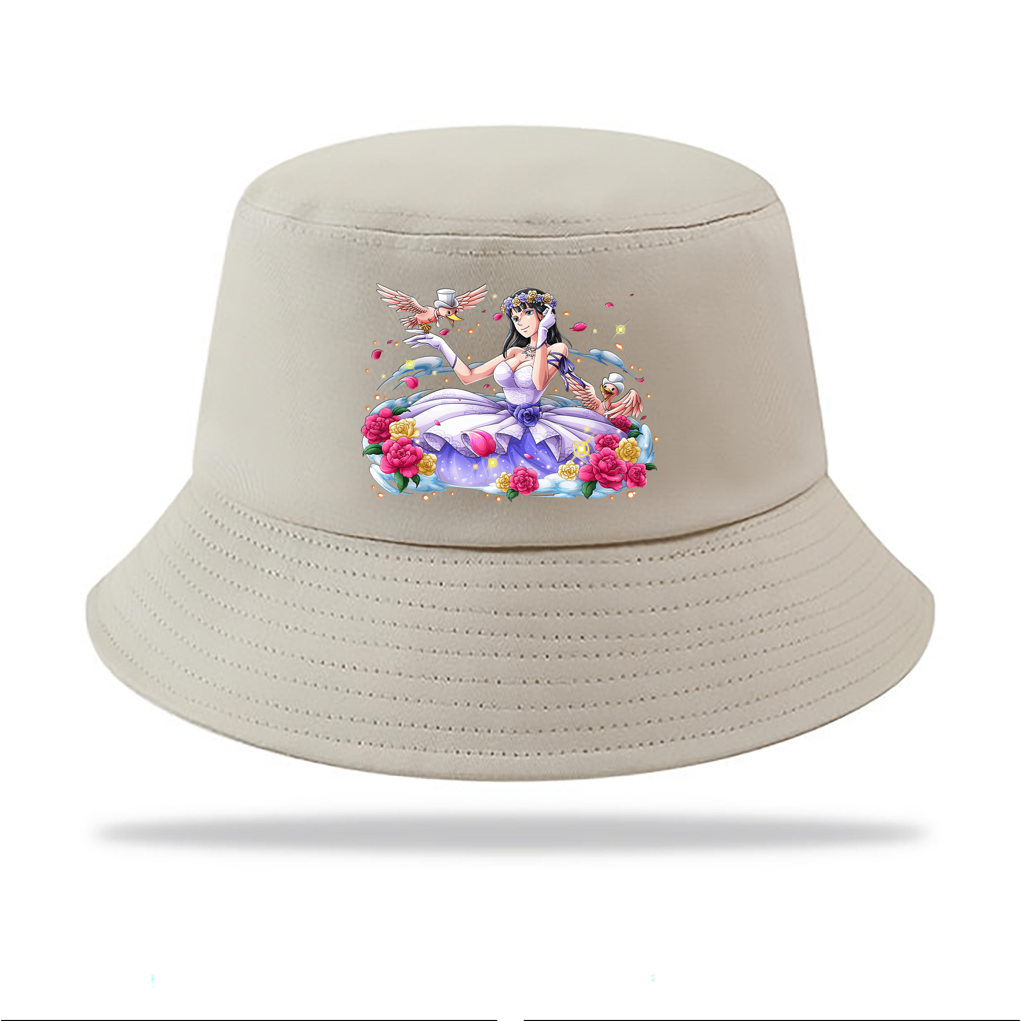 ワンピース ニコ・ロビン ONE PIECE Nico Robin アウトドア日除けバケットハット